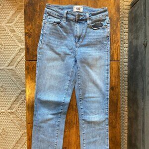 Paige Hoxton Slim Crop Jeans – Light Blue Wash, Women’s Size 25